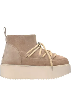 INUIKII Schoenen, Dames, , 40 EU, Leer, Klassieke Lage Platform Sneakers