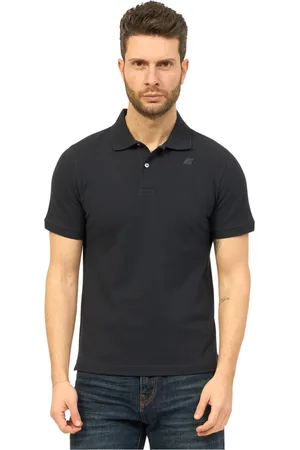 K-Way Tops, Heren, Blauw, M, Katoen, Stretch Polo Amedee