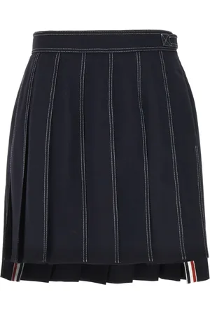 Thom Browne Rokken, Dames, Blauw, 2Xs, Wol, Stijlvolle Gonne voor een trendy look