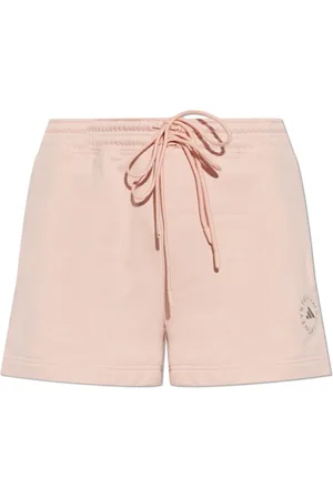 adidas Korte broeken, Dames, Roze, M, Katoen, Logo shorts