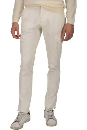 Paul & Shark Broeken, Heren, Wit, M, Slim-fit broek