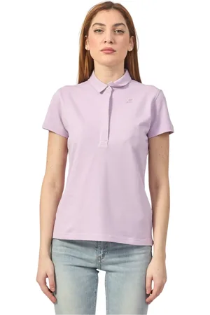 K-Way Tops, Dames, Paars, XL, Katoen, Amedea Polo Shirt