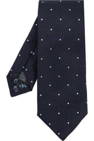 Paul Smith Accessoires, Heren, Blauw, ONE Size, Linnen, Das met zijdeglans