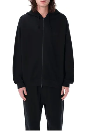 Y-3 Sweatshirts & Hoodies, Heren, Zwart, L, Katoen, French Terry Zip Hoodie