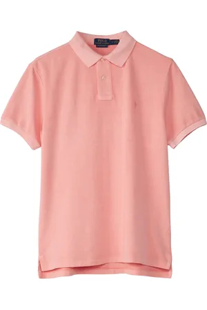 Ralph Lauren Tops, Heren, Roze, S, Katoen, Cotton Polo Shirt