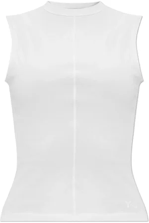 Y-3 Tops, Dames, Wit, M, Sleeveless Top