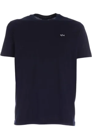 Paul & Shark Tops, Heren, Blauw, 2Xl, Katoen, Katoenen T-shirt