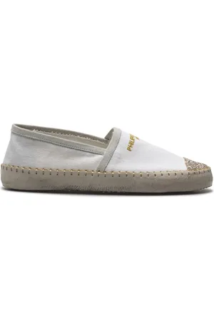 Philippe model Schoenen, Dames, Wit, 36 EU, Suède, Marseille Low Glitter Slip-On Schoenen