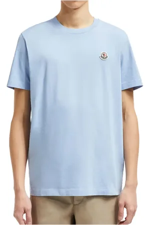 Moncler Tops, Heren, Blauw, 4Xl, Katoen, 3-Pack Klassieke Crew Neck T-Shirts