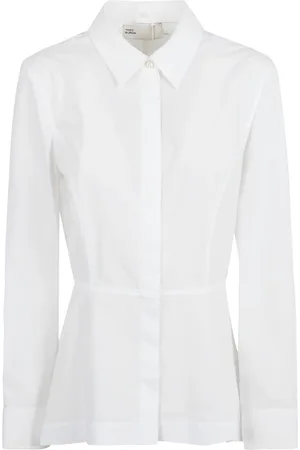 Tory Burch Blouses & Shirts, Dames, Wit, M, Katoen, Tailored Poplin Shirt