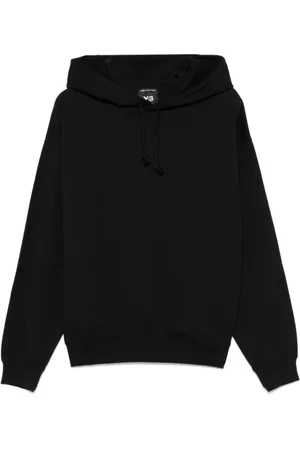 Y-3 Sweatshirts & Hoodies, unisex, Zwart, M, Katoen, Graphic Hoodie