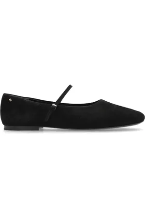 Tory Burch Schoenen, Dames, Zwart, 39 EU, Suède, Suède Ballerina`s Mary Jane