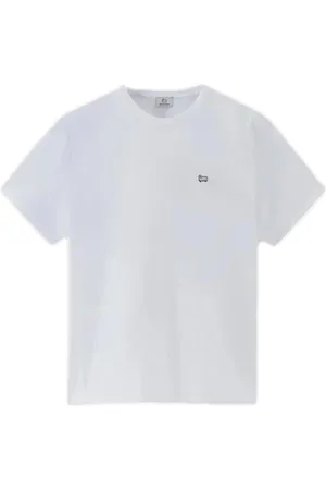 Woolrich Tops, Heren, Wit, S, Katoen, Sheep T-shirt