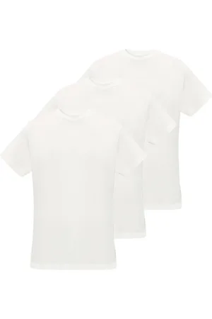Jil Sander Tops, Heren, Wit, L, Katoen, 3-Pack T-shirt Set met Korte Mouwen