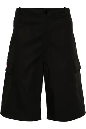 Kenzo Korte broeken, Heren, Zwart, S, Katoen, Cargo Workwear Short