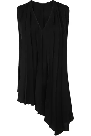 Joseph Blouses & Shirts, Dames, Zwart, M, Satijn, Dovehouse Blouse Satijnen Plissé
