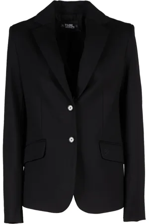 Karl Lagerfeld Jassen, Dames, Zwart, M, Punto Jacket