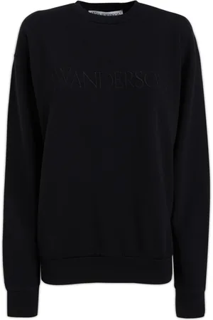 J.W.Anderson Sweatshirts & Hoodies, Dames, Zwart, S, Katoen, Maglieria Sweatshirt