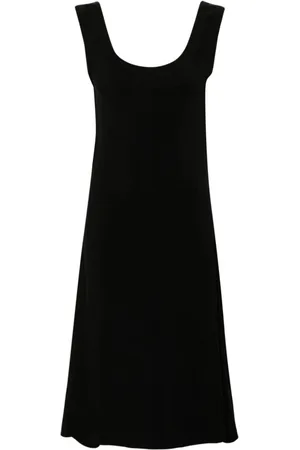 Jil Sander Kleedjes, Dames, Zwart, S, 001 Vestito Jurk
