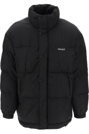Isabel Marant Jassen, Heren, Zwart, S, Polyester, Gewatteerde Oversized Puffer Jacket