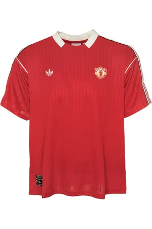 adidas Tops, Heren, Rood, M, Iconisch Manchester United Voetbalshirt