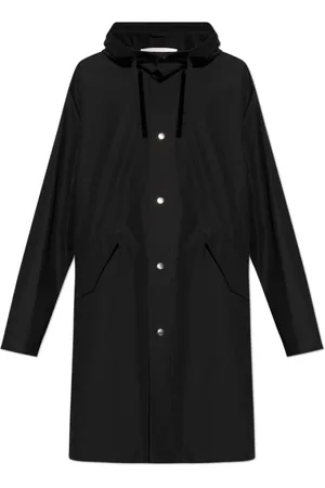 Jil Sander Mantels, Heren, Zwart, L, Katoen, Parka-achtig jack