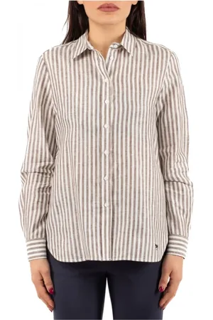 Max Mara Blouses & Shirts, Dames, Bruin, XS, Casual Overhemd