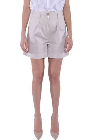 Woolrich Korte broeken, Dames, Grijs, S, Katoen, Shorts