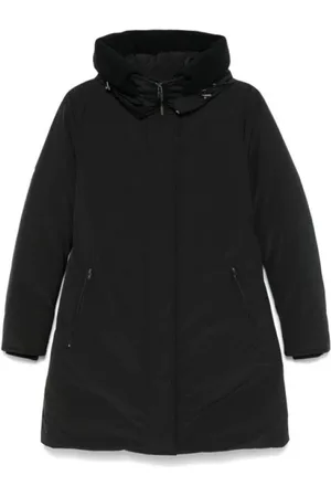 Woolrich Mantels, Dames, Zwart, M, Polyester, Arctic Touch Parka