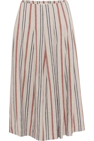 INWEAR Rokken, Dames, Veelkleurig, 2Xl, Gestreept Midi Rok