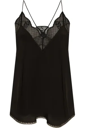 Zadig & Voltaire Tops, Dames, Zwart, XS, Christy Zijden Camisole