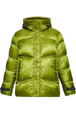 Woolrich Jassen, Heren, Groen, 2Xl, Donzen Jas met Capuchon