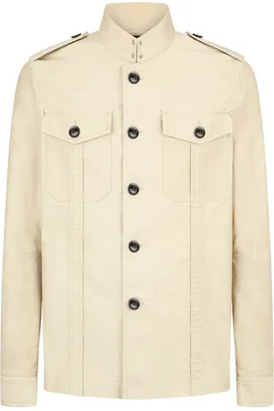 Tom Ford Jassen, Heren, , 2Xl, Katoen, Sand Jacket