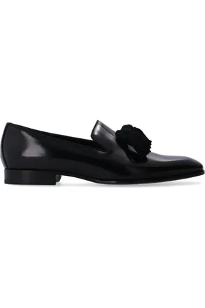 Jimmy Choo Schoenen, Heren, Zwart, 40 EU, Leer, Foxley Mocassins