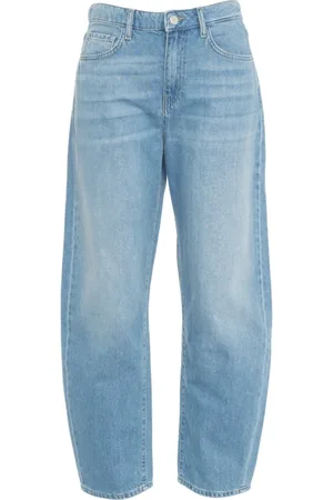Kaos Jeans, Dames, Blauw, W28, Katoen, Blauwe Barrel Leg Jeans Dameskleding