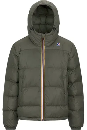 K-Way Jassen, Dames, Groen, S, Polyester, Claude Heavy Warm Gewatteerde Jas