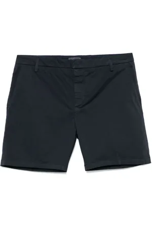 Dondup Korte broeken, Heren, Blauw, W32, Blauwe Shorts met Zakken