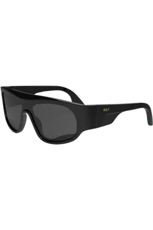 Retrosuperfuture Accessoires, unisex, Zwart, ONE Size, Zwarte UFO Zonnebril in Verschillende Kleuren