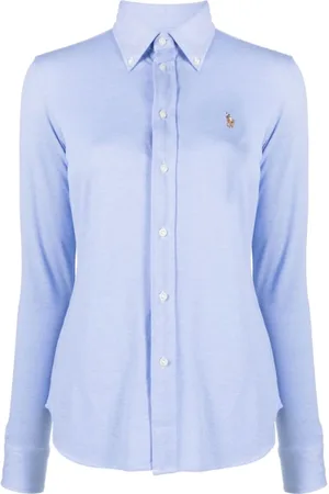 Ralph Lauren Blouses & Shirts, Dames, Blauw, XS, Katoen, Harbor Island Shirt