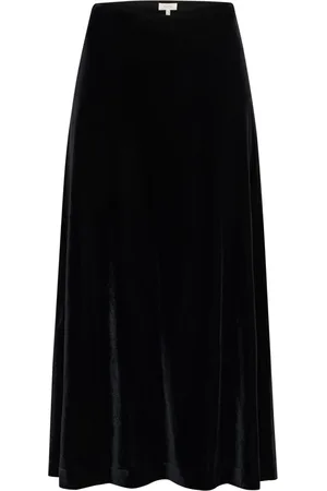 Part Two Rokken, Dames, Blauw, S, Polyester, Elastische Rok Donkerblauw