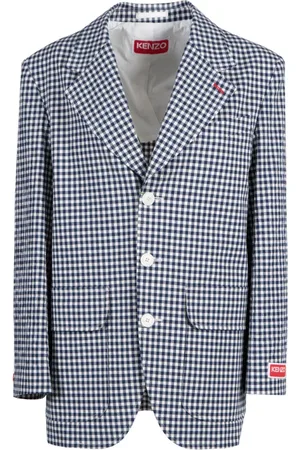 Kenzo Jassen, Dames, Veelkleurig, S, Katoen, Oversized Blazer