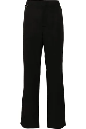Jacquemus Broeken, Heren, Zwart, L, Wol, Zwarte wollen tailored broek
