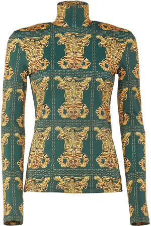 La DoubleJ Tops, Dames, Veelkleurig, M, Turtleneck Trui met Eindeloze Stijlmogelijkheden