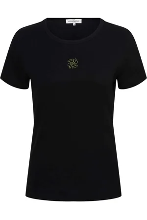 &Co Woman Tops, Dames, Zwart, 3Xl, Katoen, Savi Embro A