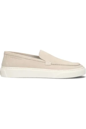 Woolrich Schoenen, Dames, , 38 EU, Witte Suede Instap Loafers