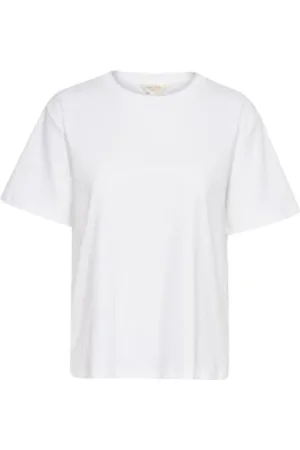 Part Two Tops, Dames, Wit, S, Katoen, Wit Katoenen T-shirt
