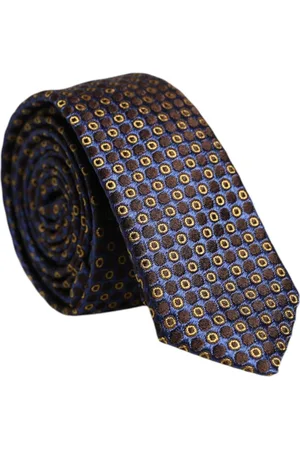 Dolce & Gabbana Accessoires, Heren, Veelkleurig, ONE Size, Cirkels Zijden Stropdas