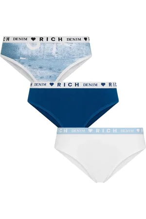 John Richmond Ondergoed, Dames, Veelkleurig, S, Katoen, Tripack Slip