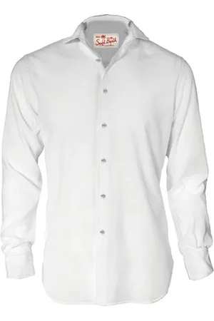 MC2 SAINT BARTH Overhemden, Heren, Wit, 2Xl, Witte Overhemden voor Mannen