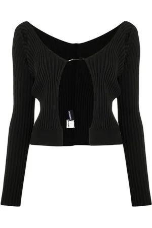 Jacquemus Truien, Dames, Zwart, L, Wol, Stijlvol Vest